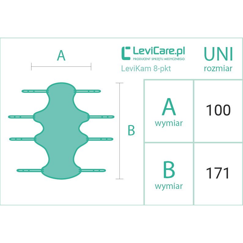 Nosidła do podnośników dla osób niepełnosprawnych LeviCare LeviKam 8