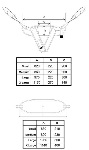 Nosidła do podnośników dla osób niepełnosprawnych Prism Medical UK Pas Podtrzymanie Pozycji Stojącej