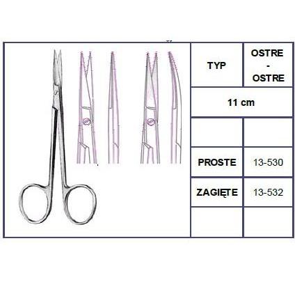 Nożyczki chirurgiczne i zabiegowe Sintraco Iris