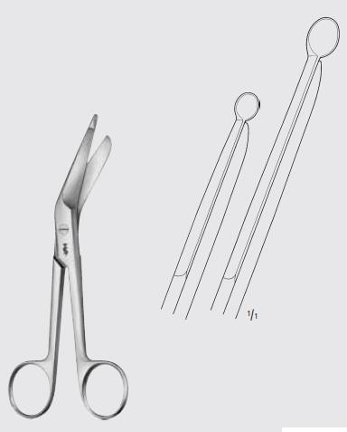 Nożyczki opatrunkowe, do bandaży, plastrów i odzieży B.Braun Nożyczki do bandaży, plastrów i odzieży B.Braun