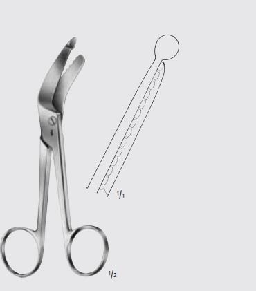 Nożyczki opatrunkowe, do bandaży, plastrów i odzieży B.Braun Nożyczki do bandaży, plastrów i odzieży B.Braun