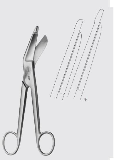 Nożyczki opatrunkowe, do bandaży, plastrów i odzieży B.Braun Nożyczki do bandaży, plastrów i odzieży B.Braun