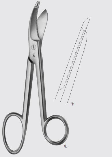 Nożyczki opatrunkowe, do bandaży, plastrów i odzieży B.Braun Nożyczki do bandaży, plastrów i odzieży B.Braun