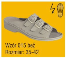 Obuwie medyczne wielorazowe Pofam-Jedność 015 beż