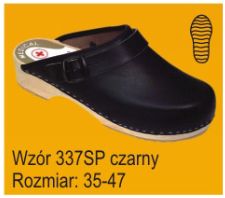 Obuwie medyczne wielorazowe Pofam-Jedność 337SP czarny