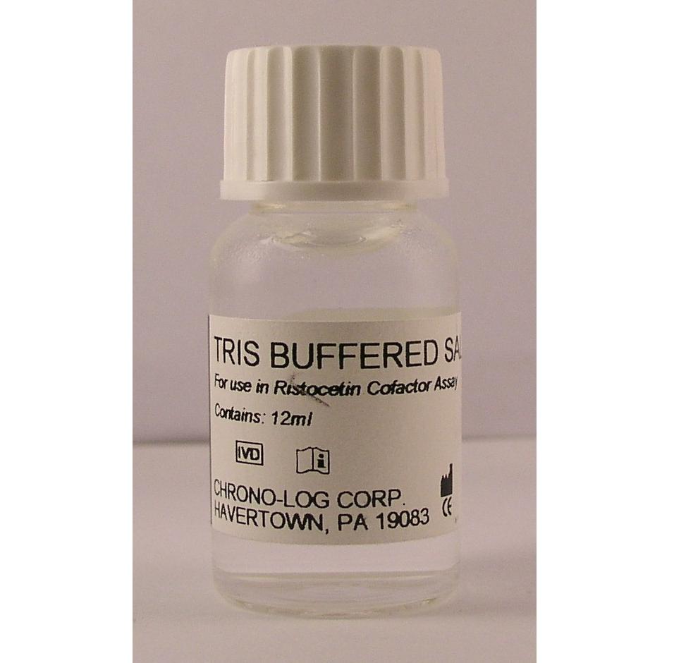Odczynniki do agregacji krwi CHRONO-LOG Sól fizjologiczna zbuforowana (TBS)