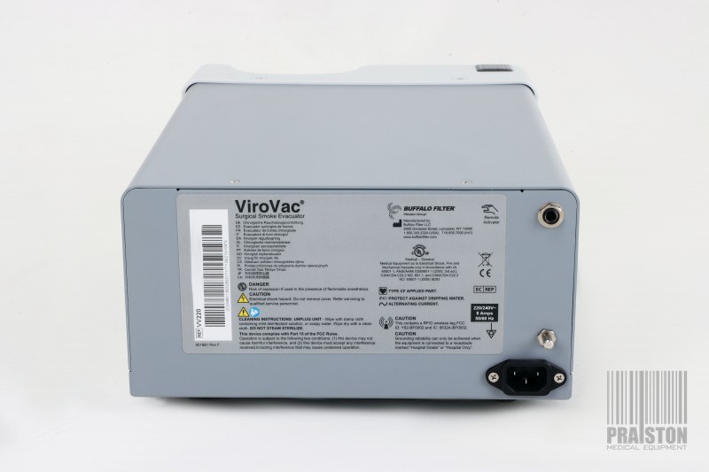 Odsysacze ewakuatory dymu używane B/D Buffalo Filter Virovac - Praiston rekondycjonowany