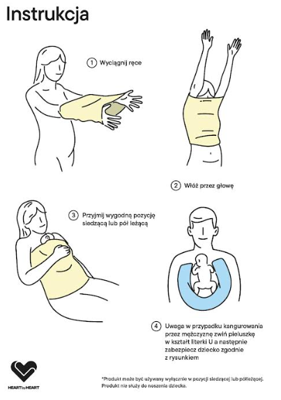 Odzież do kangurowania B/D Koszulka do kangurowania