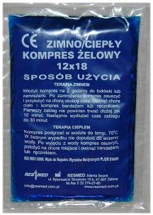 Okłady cieplne B/D Kompres żelowy 12 x 18 cm - okład cieplny