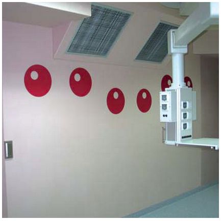 Okładziny specjalistyczne do pomieszczeń szpitalnych B/D CORIAN Konkret