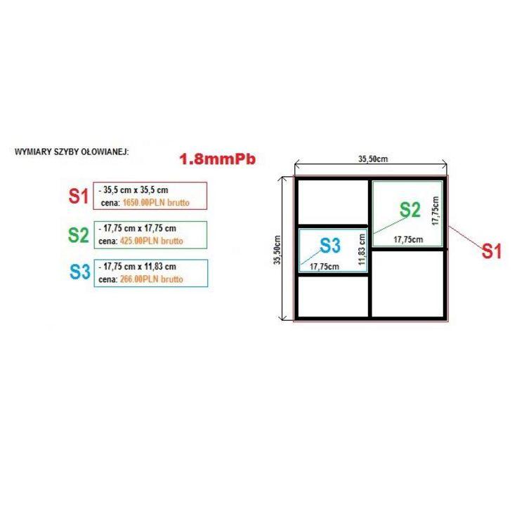 Okna ochronne RTG Centrum Ochrony Radiologicznej Szyba ołowiana RTG