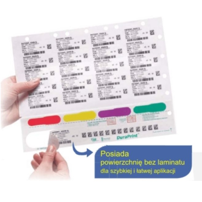 Opaski do identyfikacji pacjentów PDC Europe DuraPrint