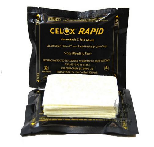 Opatrunki hemostatyczne do tamowania krwotoków Med Trade CELOX RAPID