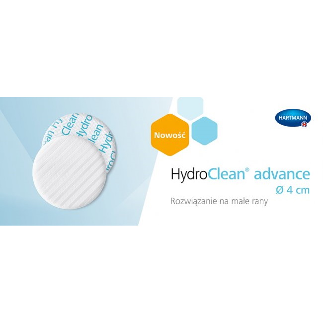 Opatrunki hydrowłókniste HARTMANN HydroClean advance