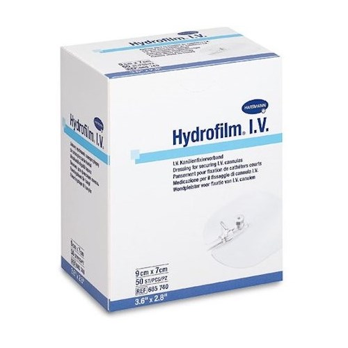 Opatrunki mocujące (cewnik, dren, kaniula) HARTMANN Hydrofilm I.V.