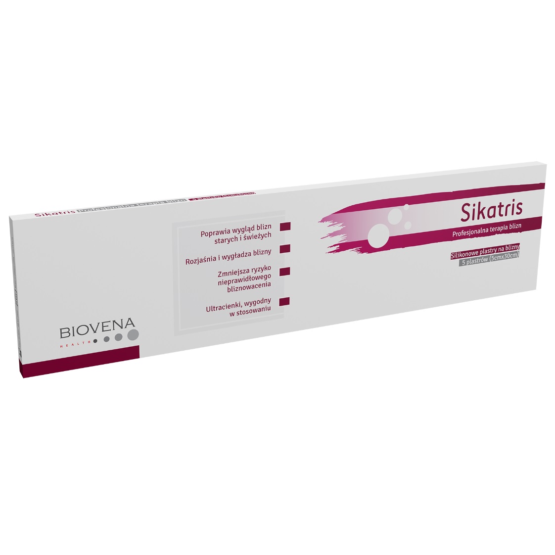 Opatrunki silikonowe Biovena Health SIKATRIS