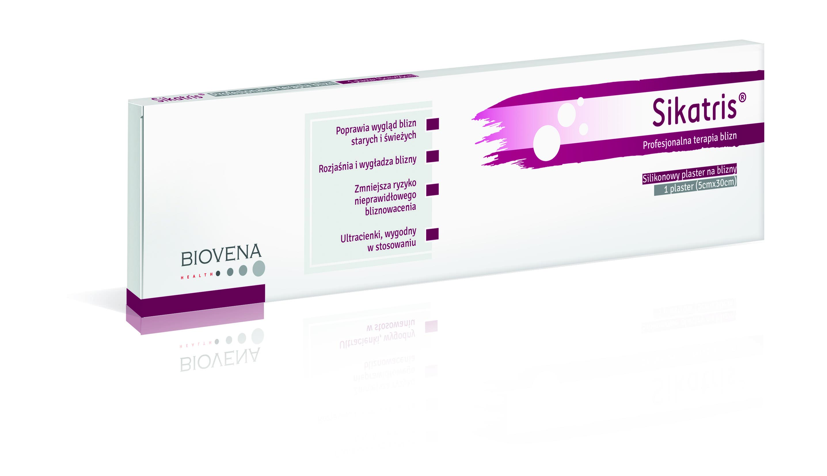 Opatrunki silikonowe Biovena Health SIKATRIS