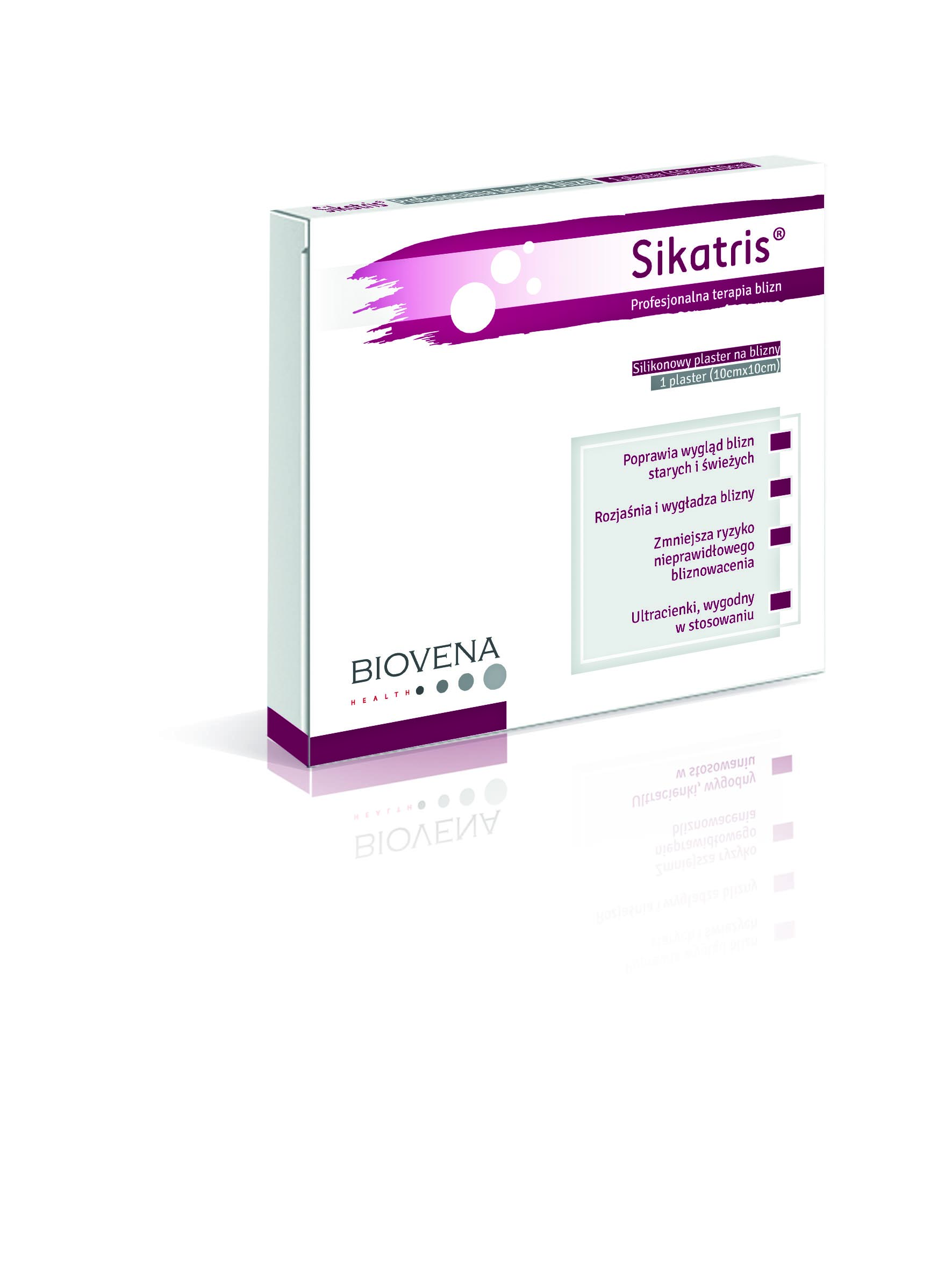 Opatrunki silikonowe Biovena Health SIKATRIS