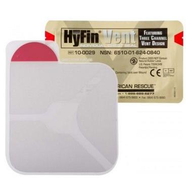 Opatrunki wentylowe North American Rescue HyFin Vent Chest Seal