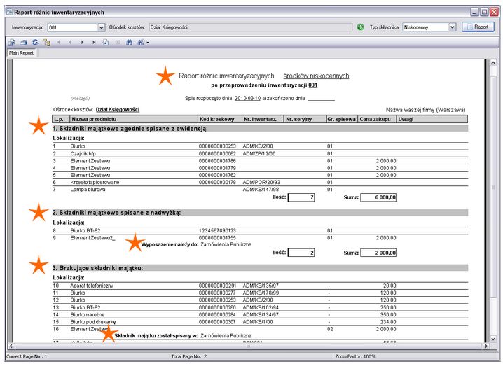 Oprogramowanie do inwentaryzacyji środków trwałych MM Poland MM Inwentaryzacja