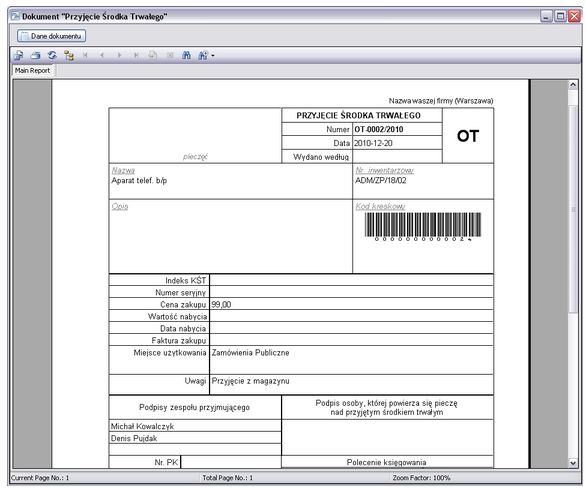 Oprogramowanie do inwentaryzacyji środków trwałych MM Poland MM Inwentaryzacja