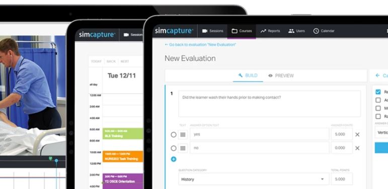 Oprogramowanie do szkolenia personelu medycznego Laerdal SimCapture