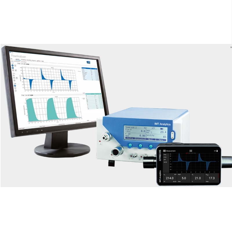 Oprogramowanie do testerów medycznych IMT Analytics FLOWLAB