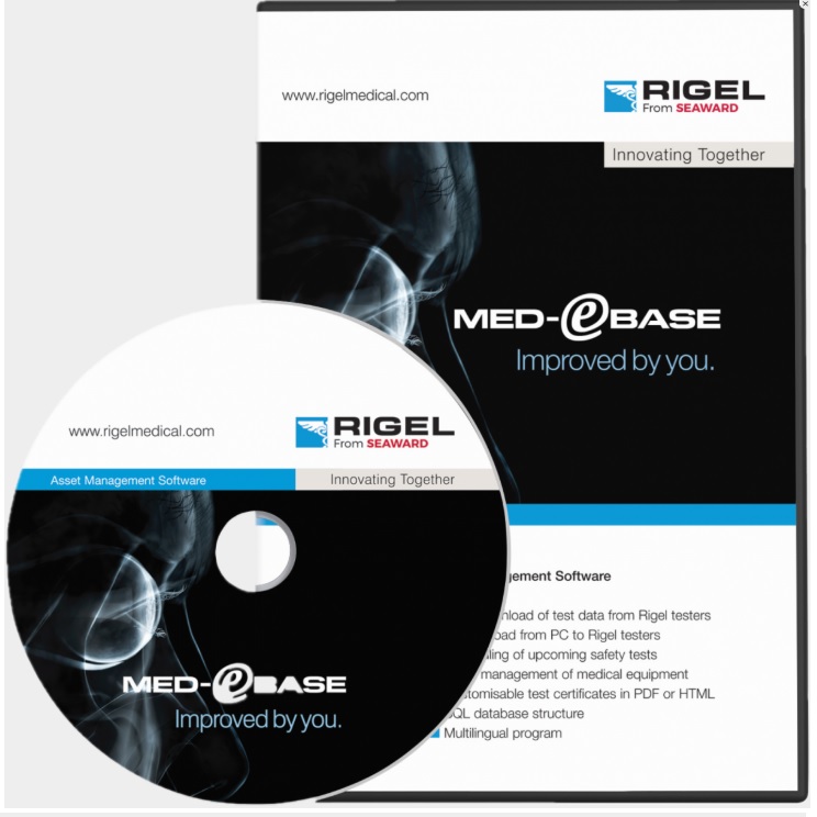 Oprogramowanie do testerów medycznych RIGEL MEDICAL MED eBASE