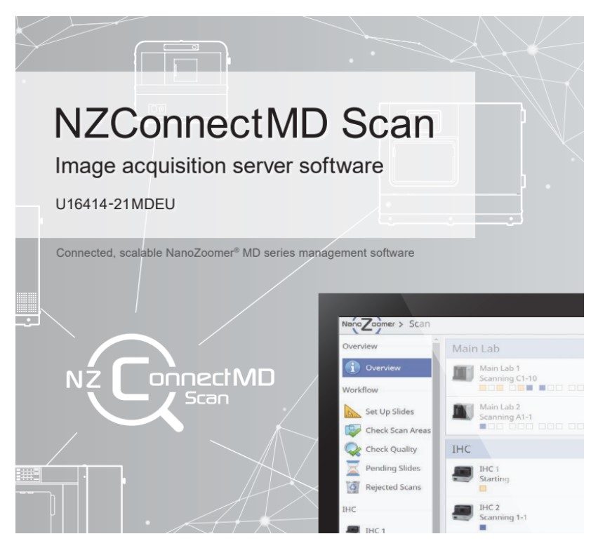Oprogramowanie mikroskopowe Hamamatsu NZConnectMD Scan