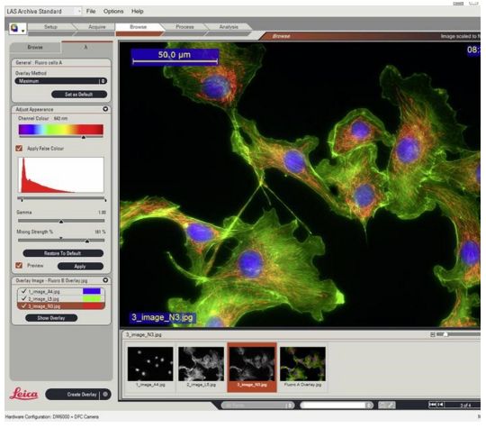 Oprogramowanie mikroskopowe LEICA LAS