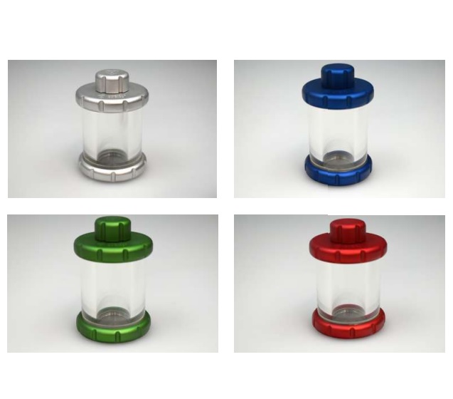 Osłonki na strzykawki do pracy z radiofarmaceutykami Nuclear Shields B.V. VSLG2112