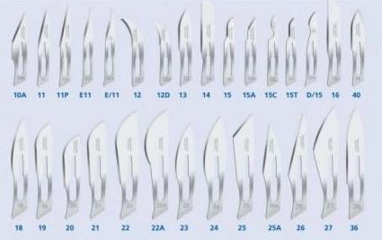 Ostrza chirurgiczne Swann-Morton Ostrza chirurgiczne