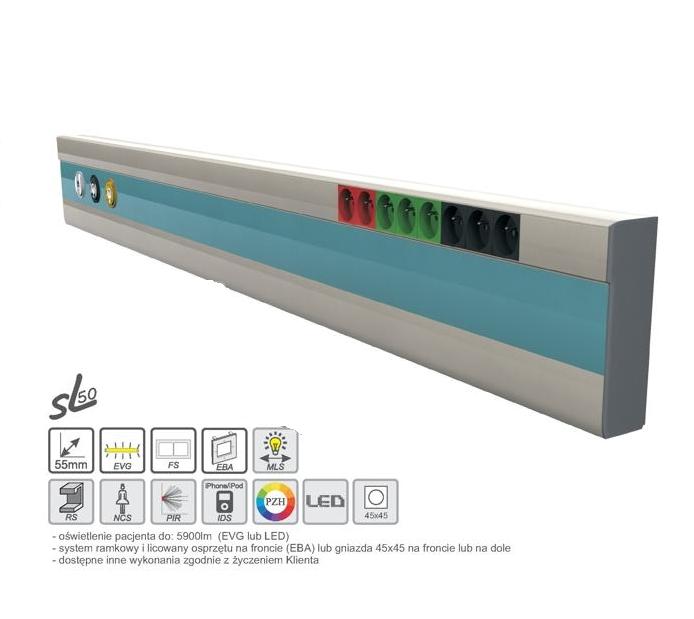 Panele nadłóżkowe Kendromed SLIM SL-50