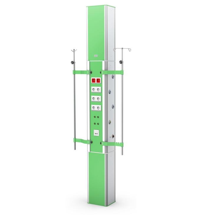 Panele nadłóżkowe TECH-MED Sp. z o.o. ISA 9000 sufit-podłoga