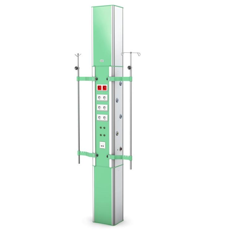 Panele nadłóżkowe TECH-MED Sp. z o.o. ISA 9000 sufit-podłoga