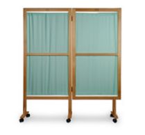 Parawany szpitalne - medyczne Juventas Drewniany podwójny