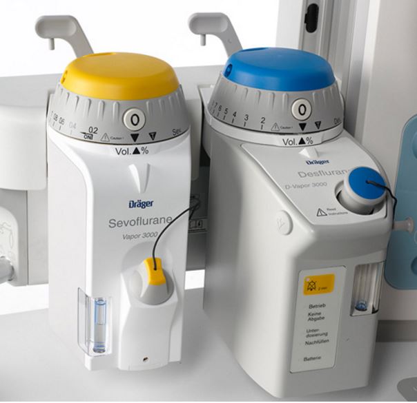 Parowniki do aparatów do znieczulenia Dräger D-Vapor 3000