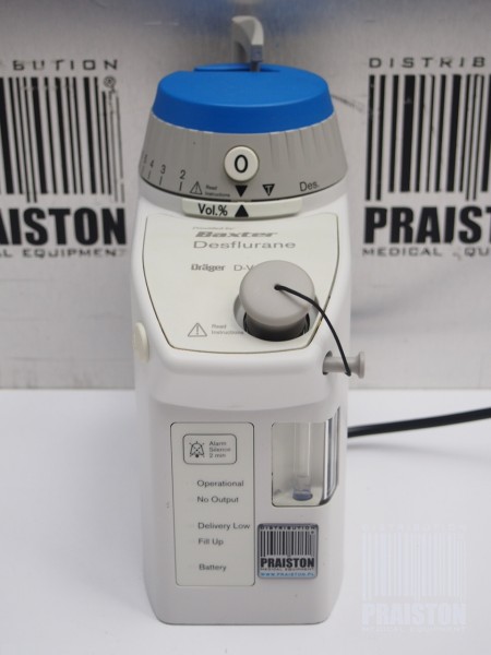 Parowniki do aparatów do znieczulenia używane B/D Drager D-VAPOR (Desfluran) - Praiston rekondycjonowany