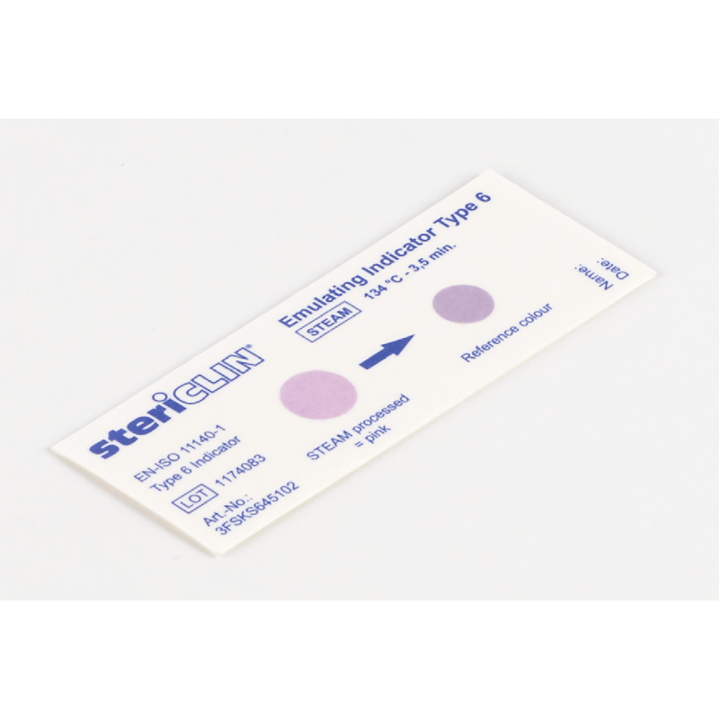 Paski i papierki wskaźnikowe steriCLIN Typ 6 (STEAM)