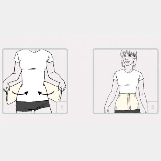 Pasy przepuklinowe, brzuszne i pachwinowe REH4MAT AM-PLBW