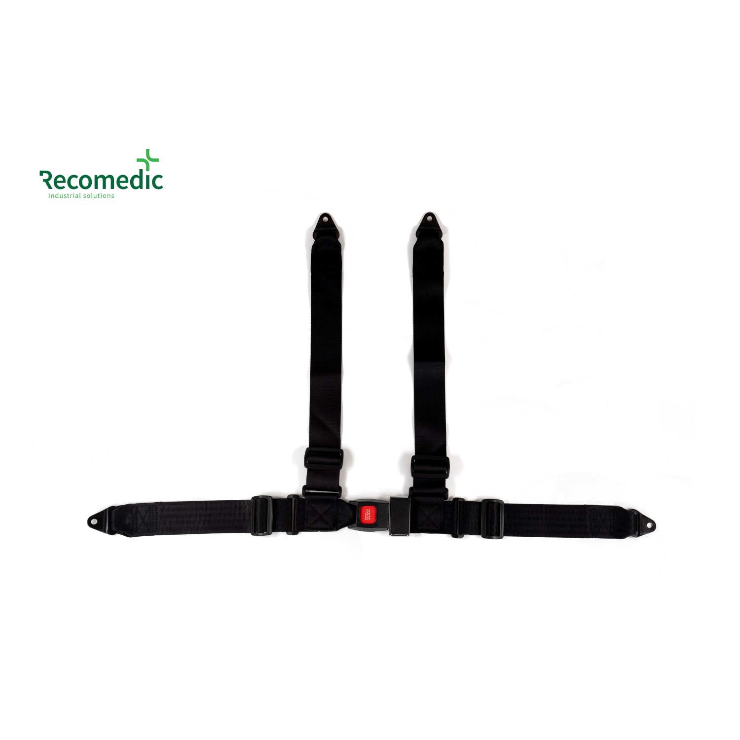 Pasy, uprzęże, kamizelki bezpieczeństwa do wózków inwalidzkich Recomedic PB-2''-4P