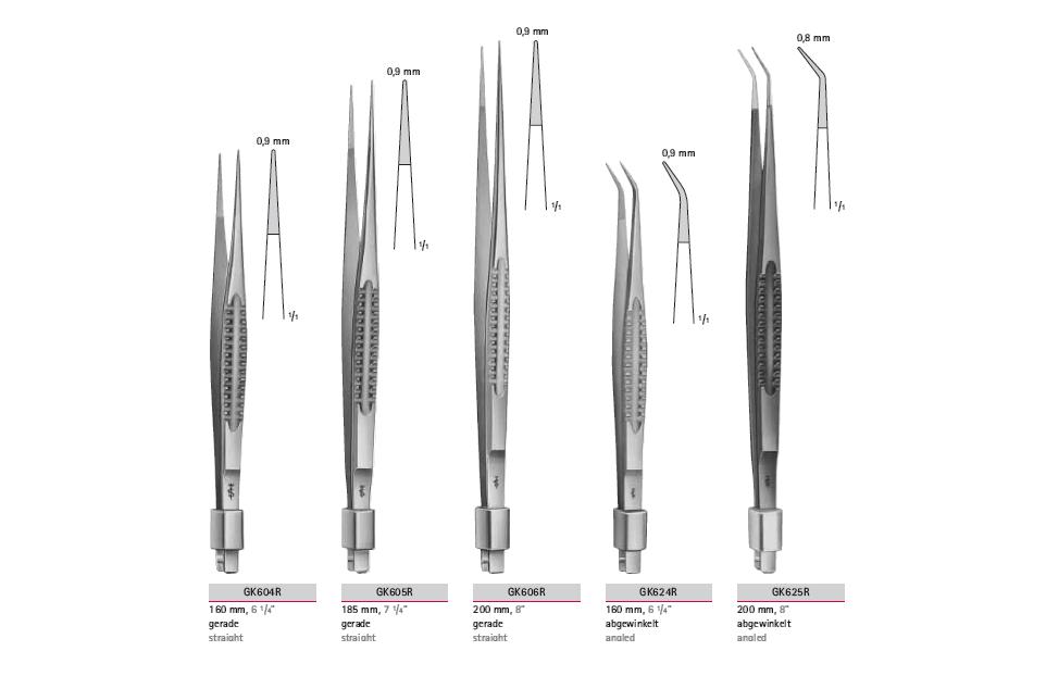 Pęsety elektrochirurgiczne B.Braun Pęsety bipolarne
