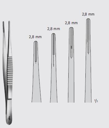 Pęsety (pincety) chirurgiczne i zabiegowe B.Braun Pincety (pęsety) chirurgiczne i zabiegowe B.Braun