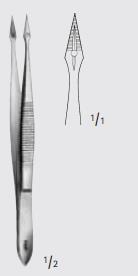 Pęsety (pincety) do wyciągania drzazg B.Braun FEILCHENFELD, HUNTER