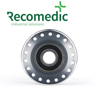 Piasty do wózków inwalidzkich Recomedic PK-AL-36H-12-SILVER