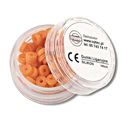 Pierścienie hemoroidalne Optec silikonowe