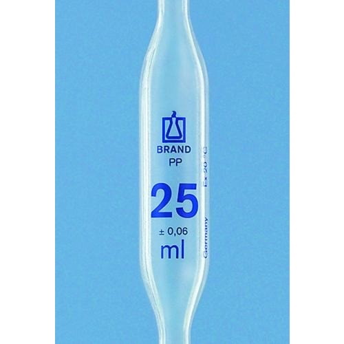 Pipety z tworzyw sztucznych BRAND PP niebieska podz. z 1 kreską