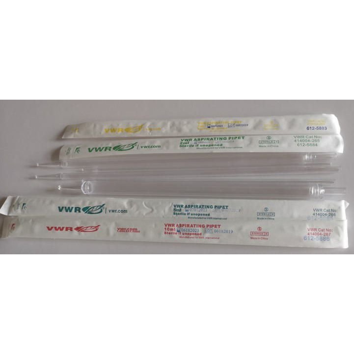 Pipety z tworzyw sztucznych VWR aspiracyjne
