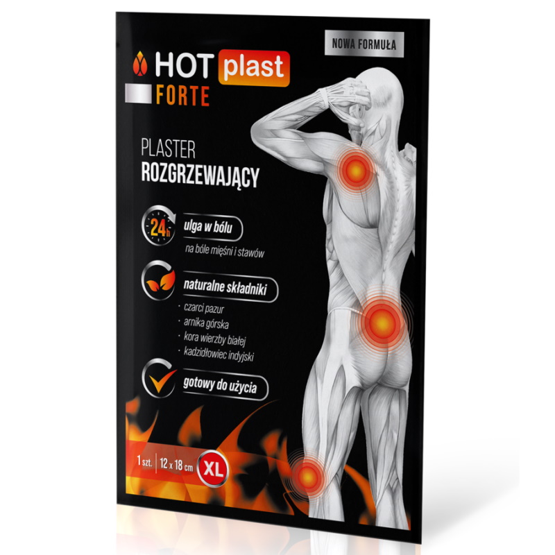 Plastry rozgrzewające Paso-Trading HOTPLAST / HOTPLAST FORTE