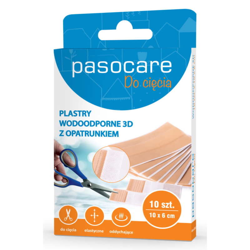 Plastry w paskach Paso-Trading WODOODPORNY PLUS 3D